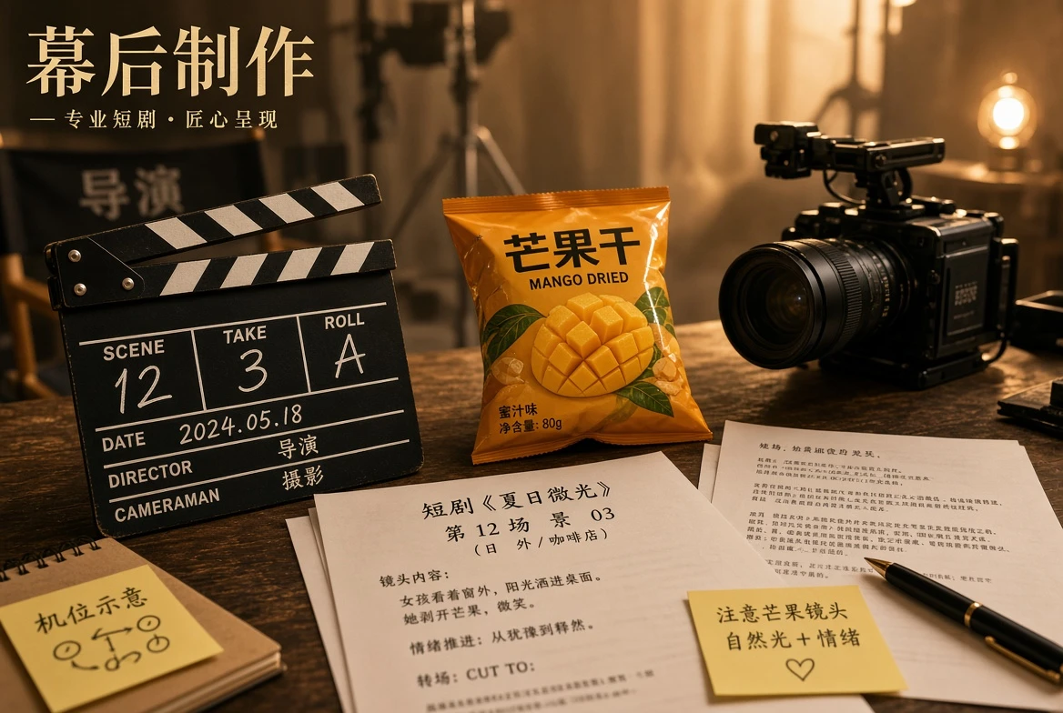 黄果AI短剧幕后制作